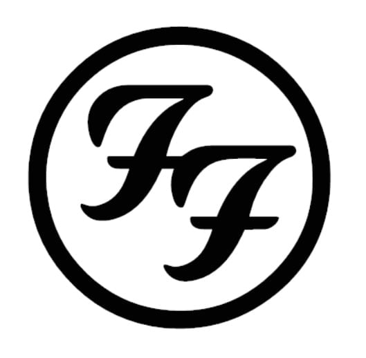 1 x Foo Fighters Logo 15in