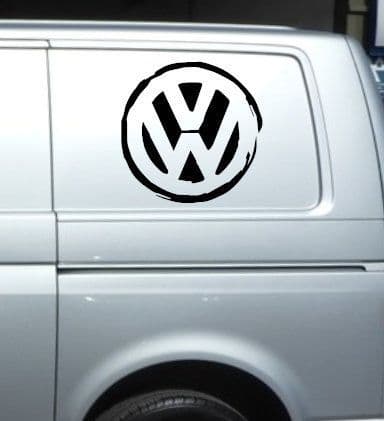 2 x VW Distressed Logo Side Designs – South Coast Designs