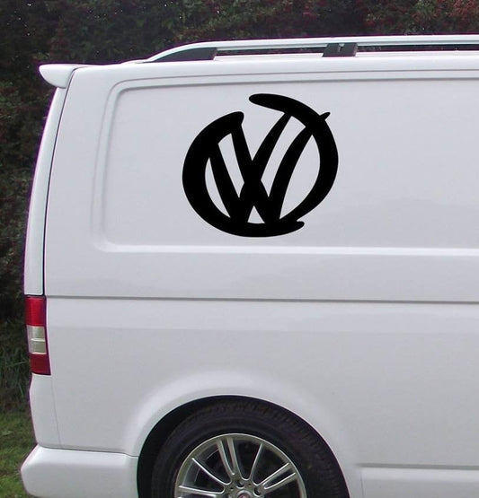 VW Brushed Logo Design x 1