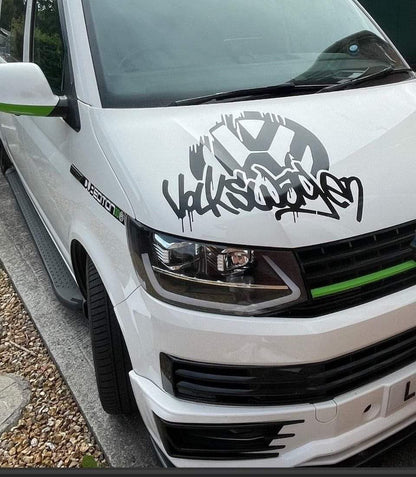 1 x VW Dripping Bonnet Decal - 3 Sizes