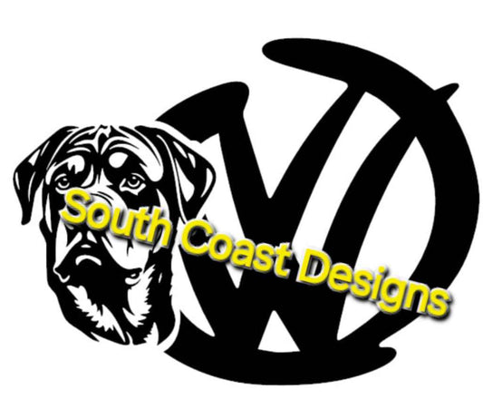 2 x VW Rottweiler Logos - Side Designs