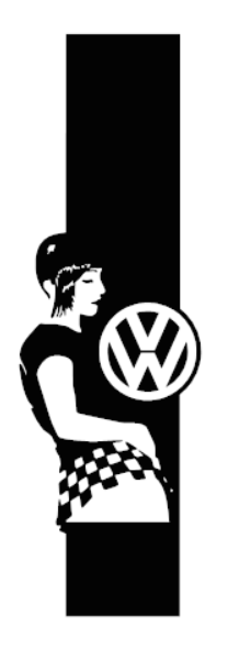 VW Bonnet Stripe Ska Woman (02)